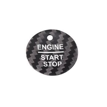 Наклейка на кнопку запуска устройства зажигания автомобиля для Everest Mondeo Escort Explorer Focus Edge (черный)