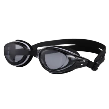 Плавательные очки для взрослых При близорукости, Водонепроницаемые прозрачные очки для плавания с защитой от запотевания высокой четкости