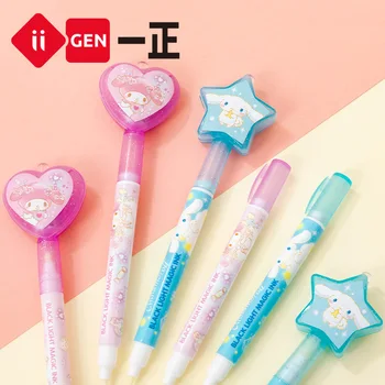 Sanrio рулет с корицей, невидимые флуоресцентные маркеры, ручки с ультрафиолетовым излучением, My Melody Girls, секретная ручка, подарки для студентов.